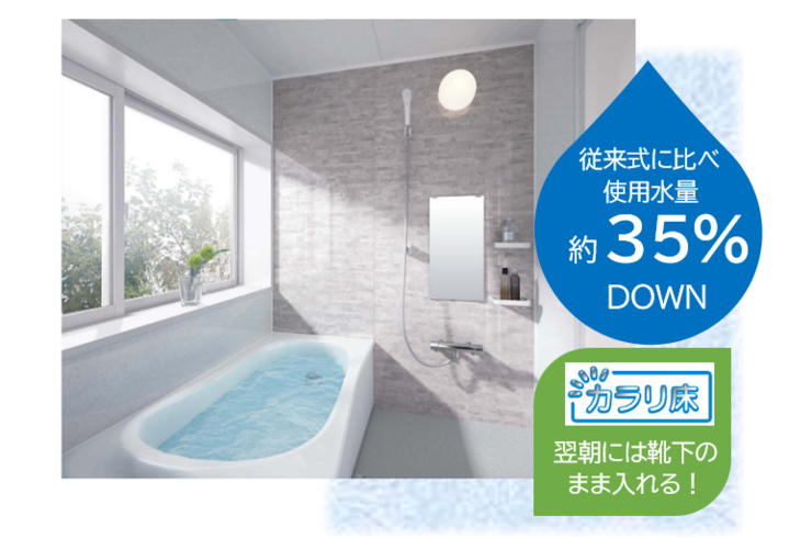 TOTOお風呂　サザナ掲載写真